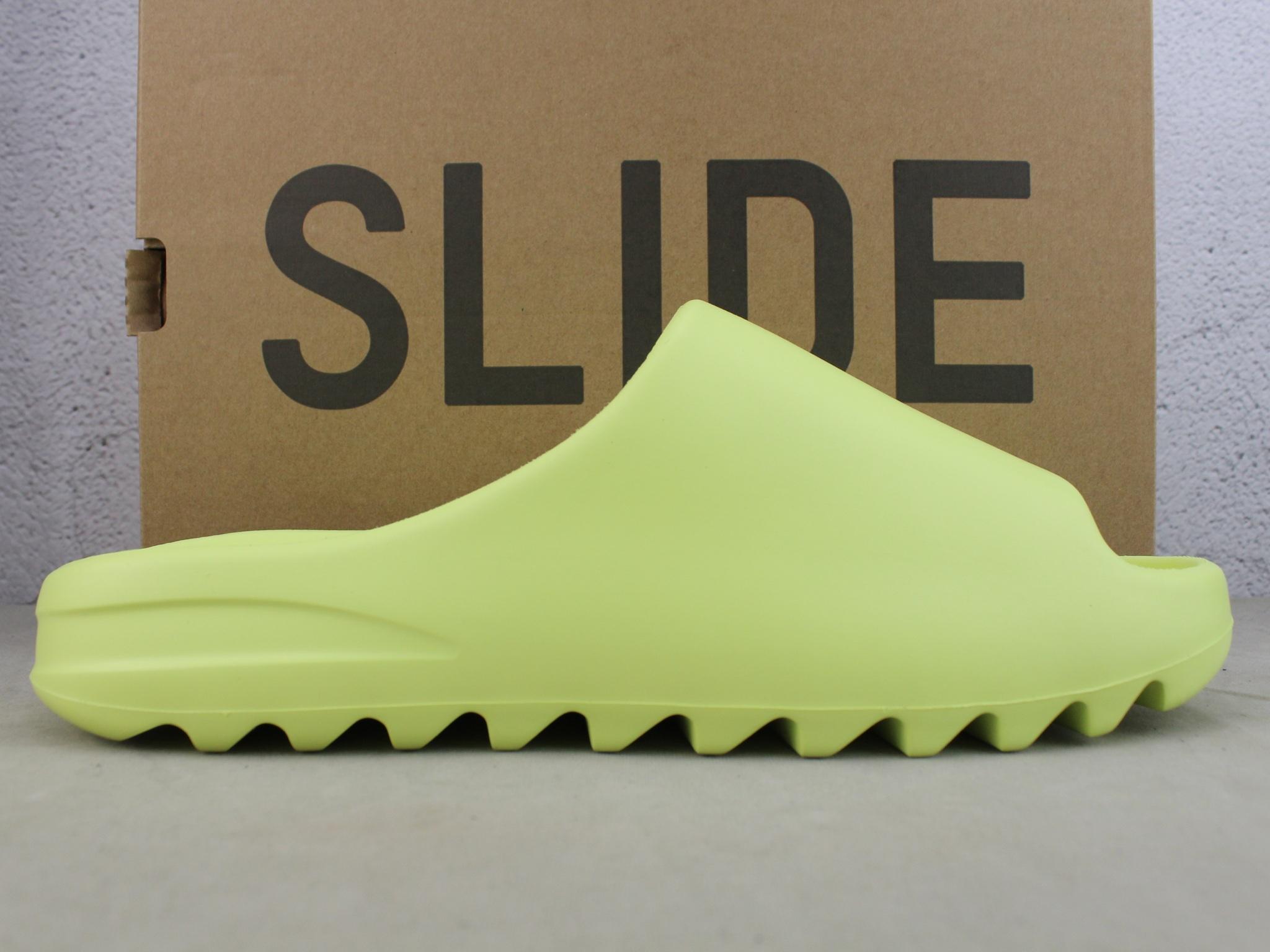 Free Shipping Yeezy Slide Glow Green GX6138